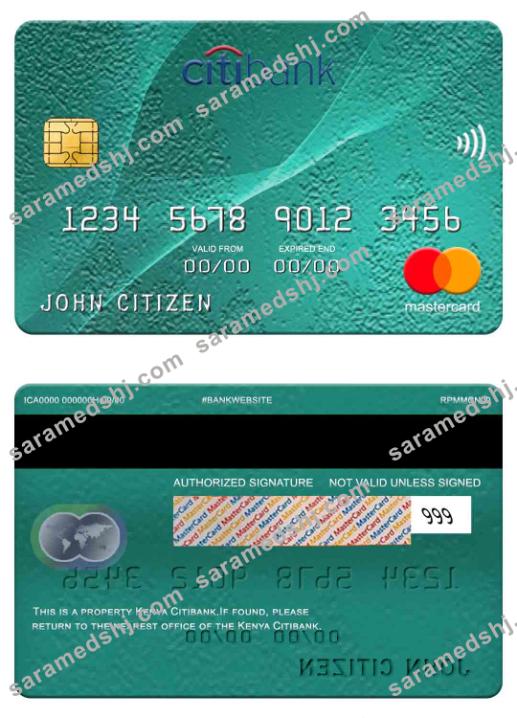Kenya Citibank mastercard